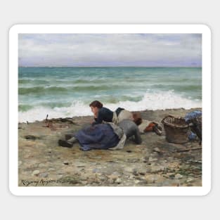 High Tide, Etretat by Daniel Ridgway Knight Magnet